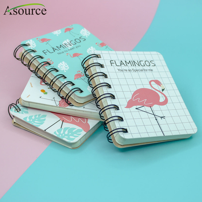 70gsm Fashion Cute A4 Notebooks Mini Spiral Thread Binding Notebook