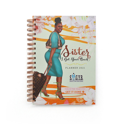 Hot Stamping Spiral Notebook Printing Custom Journal Book Printing Binding