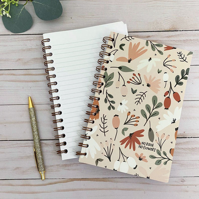 Custom Spiral Notebook Printing Kawaii Kraft Stationary Notepad