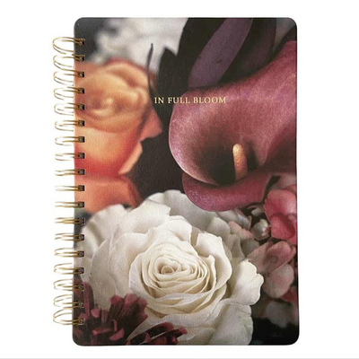 300 Page Spiral Notebook Printing Private Label A5 A4 Holographic Notebook