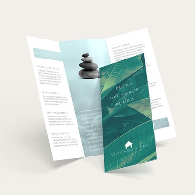 Business Company Brochure Flyer Printing C1S C2S Gloss Coated Paper Book Printing