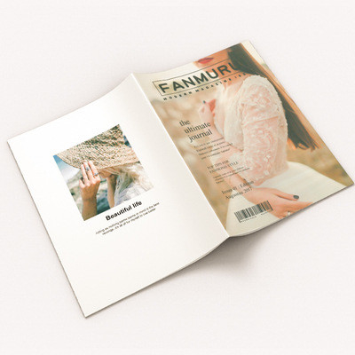 A3 A4 A5 A6 Catalog Magazine Printing Customized Softcover Magazine Book Printing