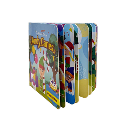 7”X10” Children Board Book Printing Pantone Color Picture Board Books