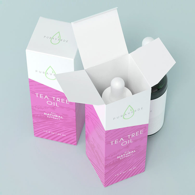 OEM Logo Folding Carton Box Pantone CMYK Color Collapsible Cardboard Box