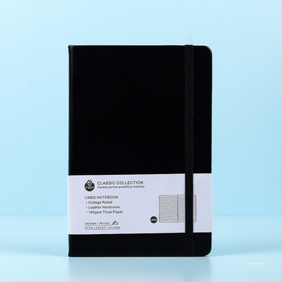 A5 A6 Engraved Custom Book Cover Printing Genuine Leather Bound