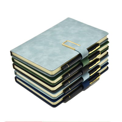 CMYK Pantone Custom Hardback Book Printing A5  Pu Leather Hardcover