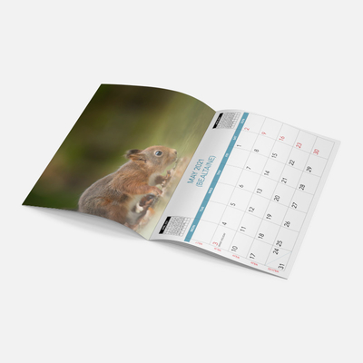 Custom Made Calendar 2024 Printing Flip Desk Table