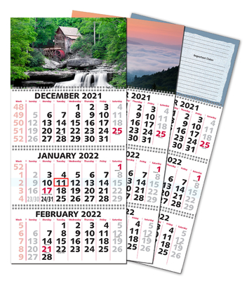 Personalized Calendar Printing Services Custom Logo Printed 12x18 Desk Top Table