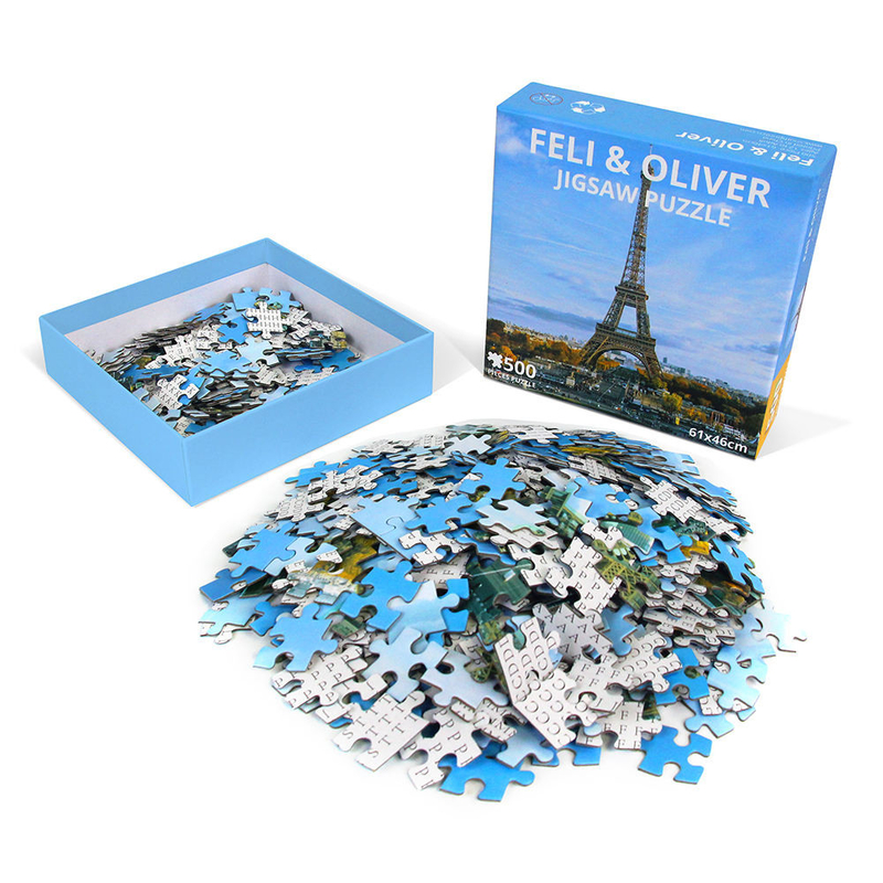 Kids Montessori Educational Toys Custom Jigsaw Puzzles Wooden World Map Jigsaw Puzzle