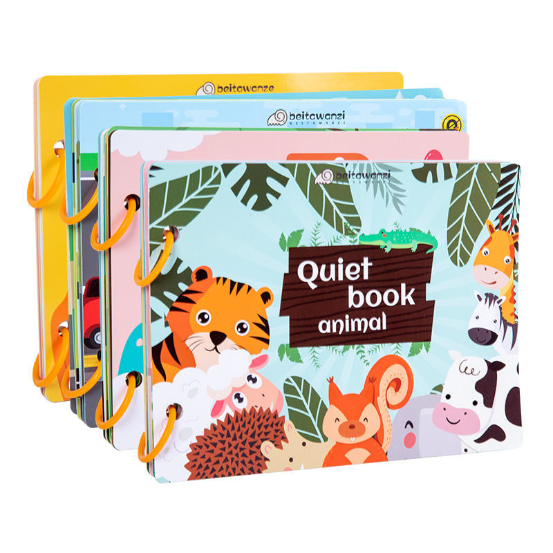 Preschool Early Learning Toddler Activity Book Children Board Book 6”X6” To 10”X10”