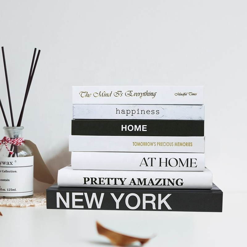 SMETA Blank Fashion Hardcover Book Printing Home Decor Coffee Table Book Printing