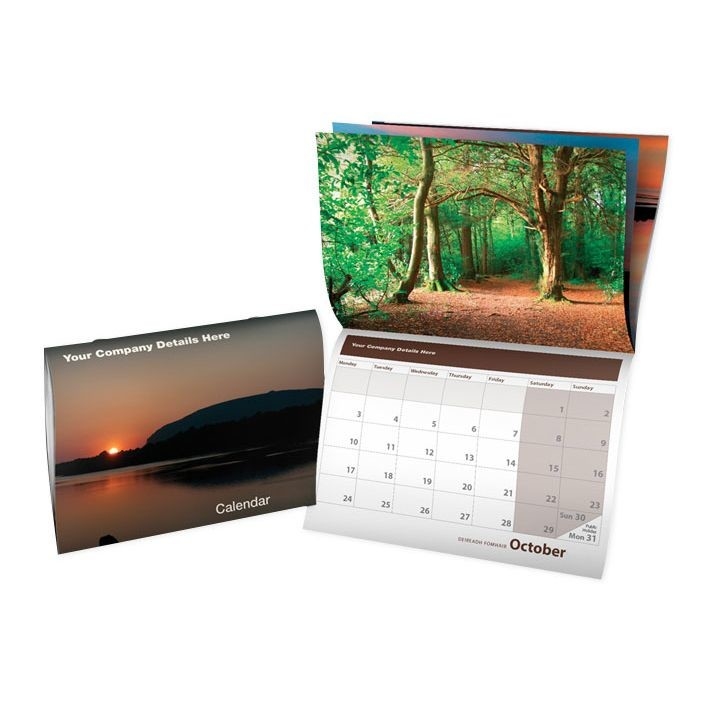SGS Threaded Circle Wall Calendar Printing Full Color Month View Calendar