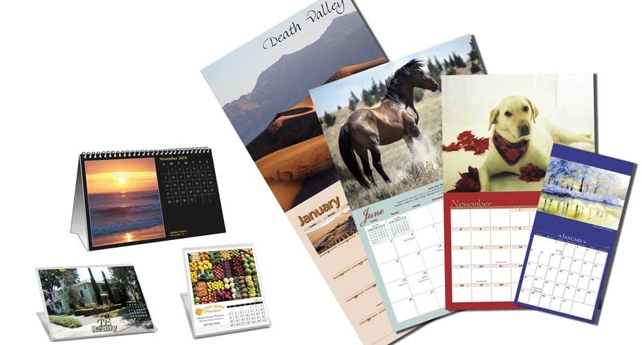 60gsm-400gsm Pantone Color Calendar Printing Vanishing Animal Wall Calendar