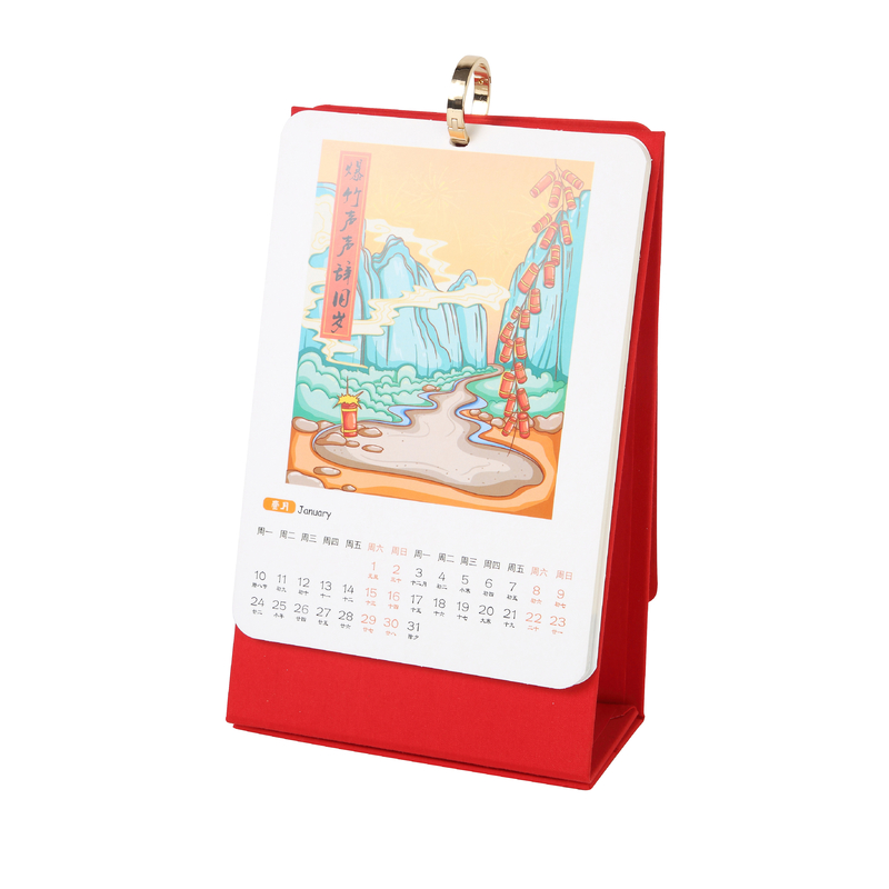 Desk Custom Calendar For Printing 2024 In Pantone Color